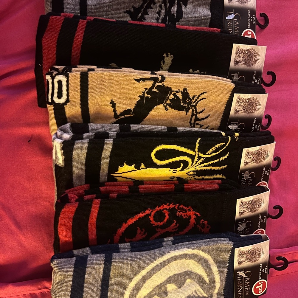 Game of Thrones House Sigil Socks Set